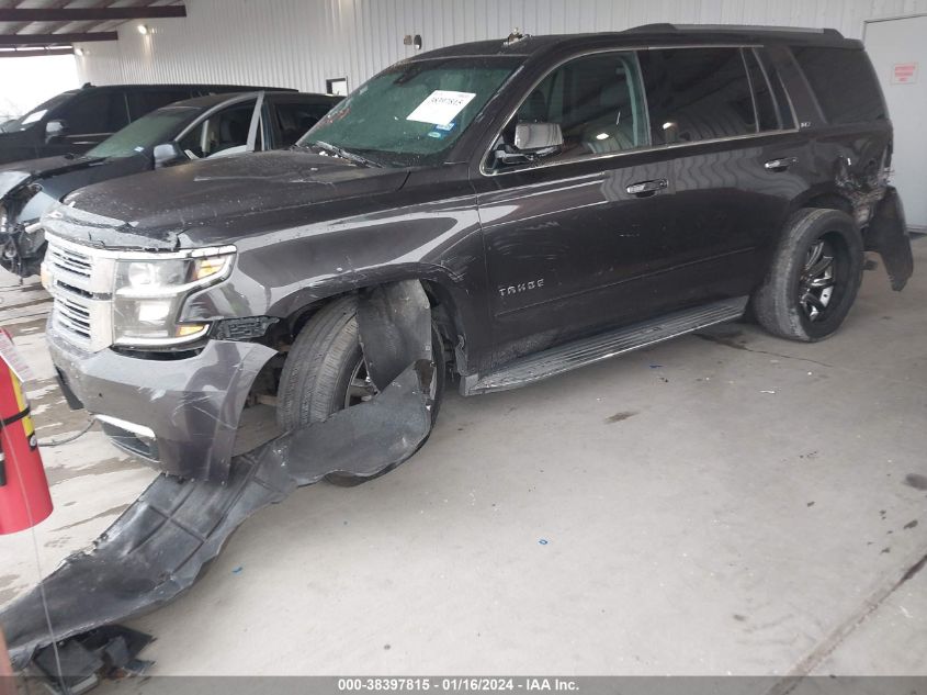 2015 Chevrolet Tahoe Ltz VIN: 1GNSKCKC6FR573878 Lot: 38397815