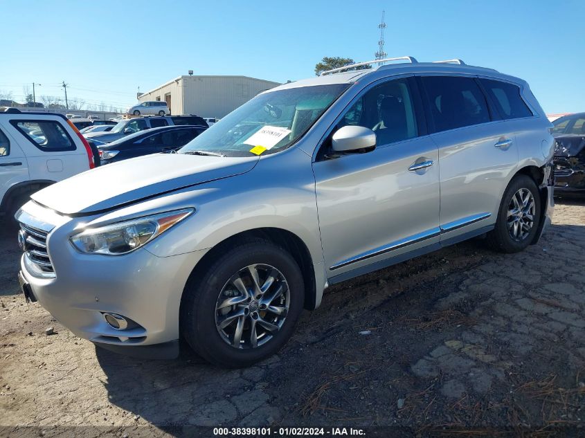 2013 Infiniti Jx35 VIN: 5N1AL0MM7DC352145 Lot: 38398101