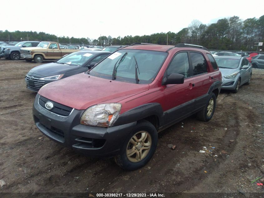 2006 Kia Sportage Ex V6/Lx V6 VIN: KNDJF723167272141 Lot: 38398217