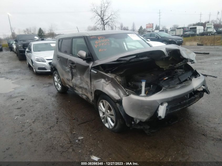 2014 Kia Soul + VIN: KNDJP3A55E7091423 Lot: 38398345