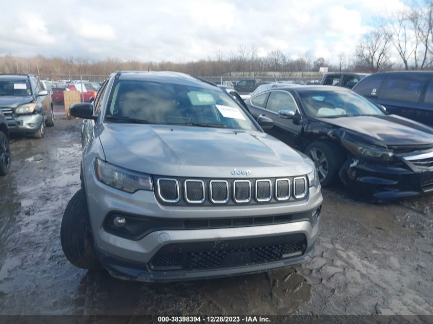 2022 Jeep Compass Latitude 4X4 VIN: 3C4NJDBB2NT159038 Lot: 38398394