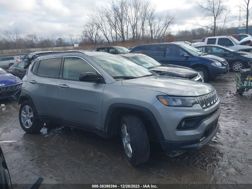 2022 Jeep Compass Latitude 4X4 VIN: 3C4NJDBB2NT159038 Lot: 38398394