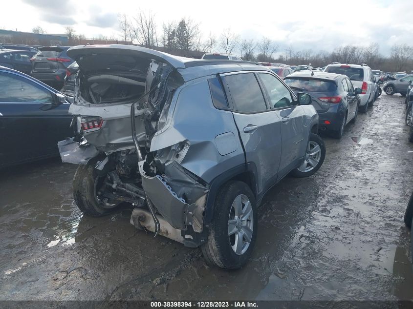 2022 Jeep Compass Latitude 4X4 VIN: 3C4NJDBB2NT159038 Lot: 38398394