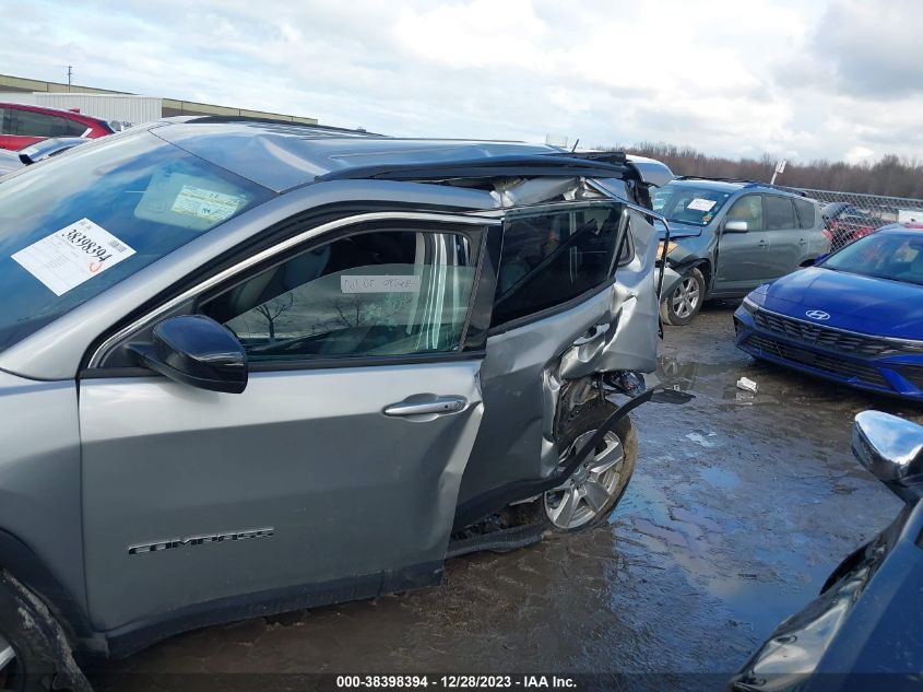 2022 Jeep Compass Latitude 4X4 VIN: 3C4NJDBB2NT159038 Lot: 38398394