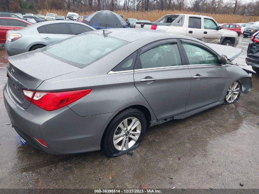 2014 Hyundai Sonata Gls VIN: 5NPEB4AC3EH819319 Lot: 38398514