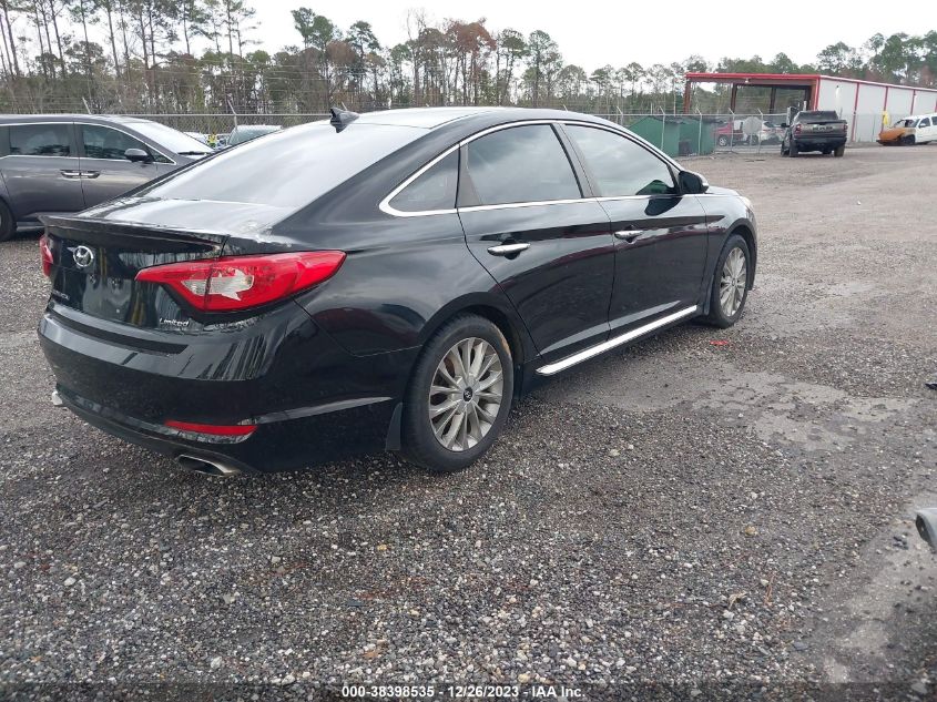 2015 Hyundai Sonata Limited VIN: 5NPE34AFXFH152094 Lot: 38398535