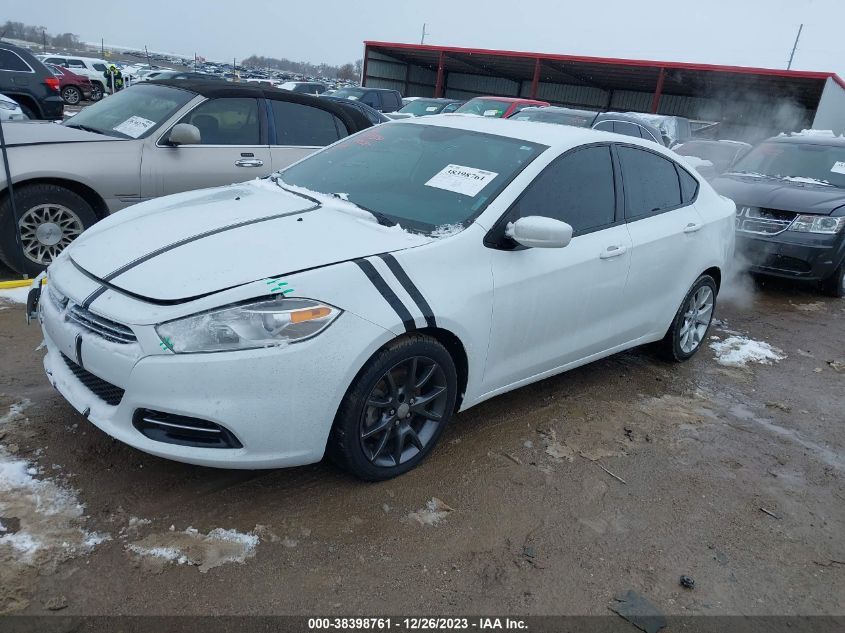 2014 Dodge Dart Sxt VIN: 1C3CDFBBXED767183 Lot: 38398761