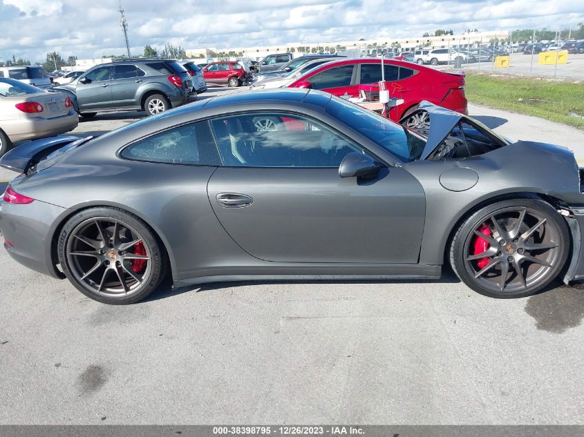 2014 Porsche 911 Carrera 4S VIN: WP0AB2A92ES120143 Lot: 38398795