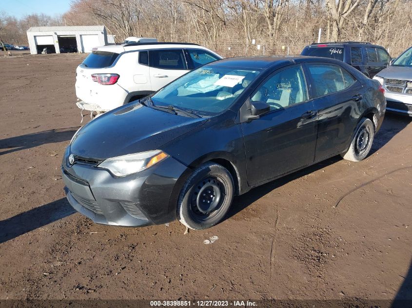 2014 Toyota Corolla Le VIN: 5YFBURHEXEP132343 Lot: 38398851