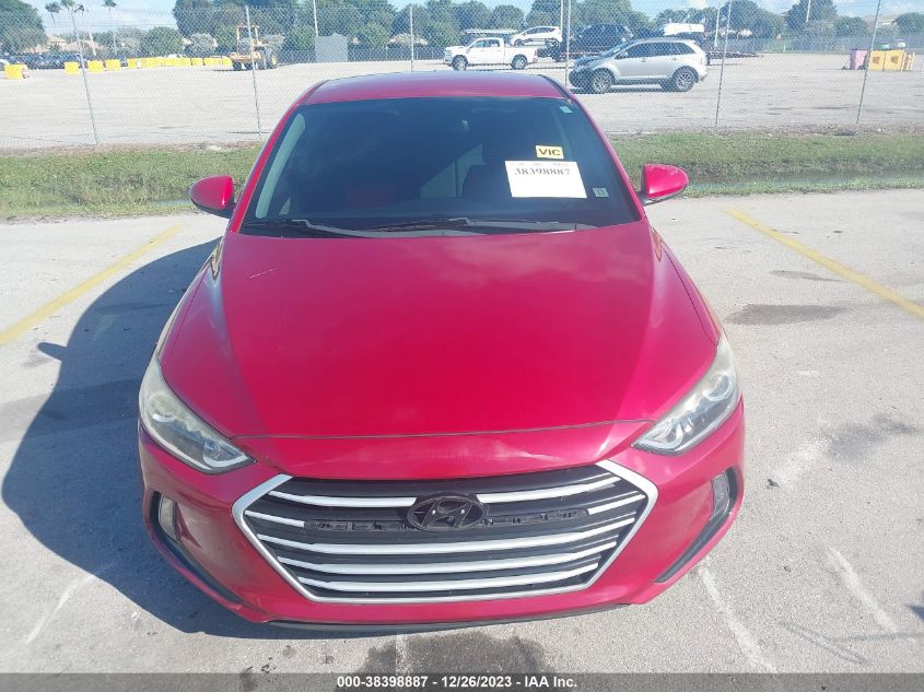 KMHD84LF9HU102804 2017 Hyundai Elantra Se