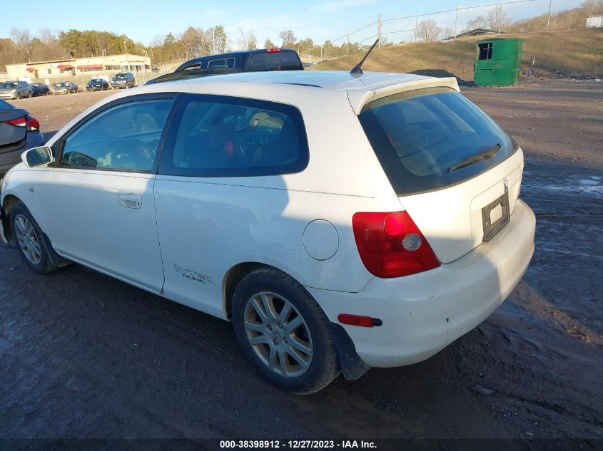 2003 Honda Civic Si VIN: SHHEP33503U400686 Lot: 38398912