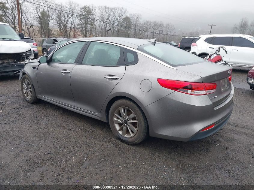 2016 Kia Optima Lx Turbo VIN: 5XXGT4L1XGG004602 Lot: 38398921