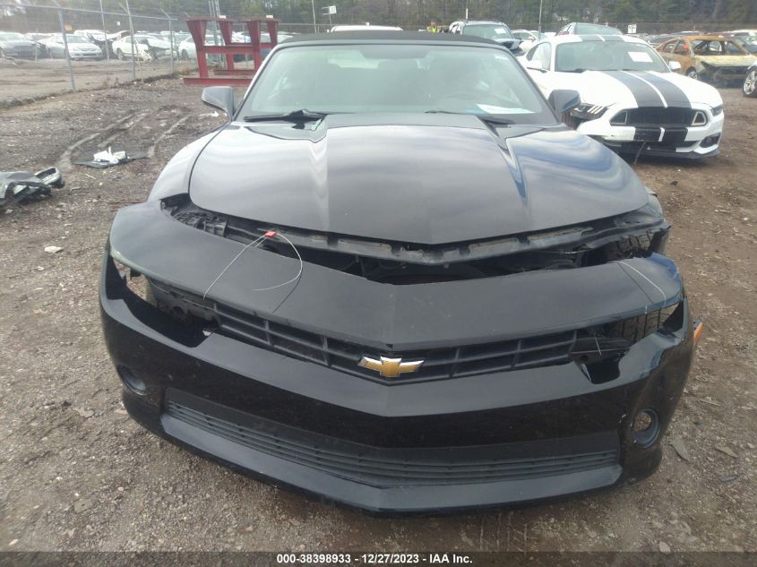 2015 Chevrolet Camaro 1Lt VIN: 2G1FD3D3XF9113563 Lot: 38398933