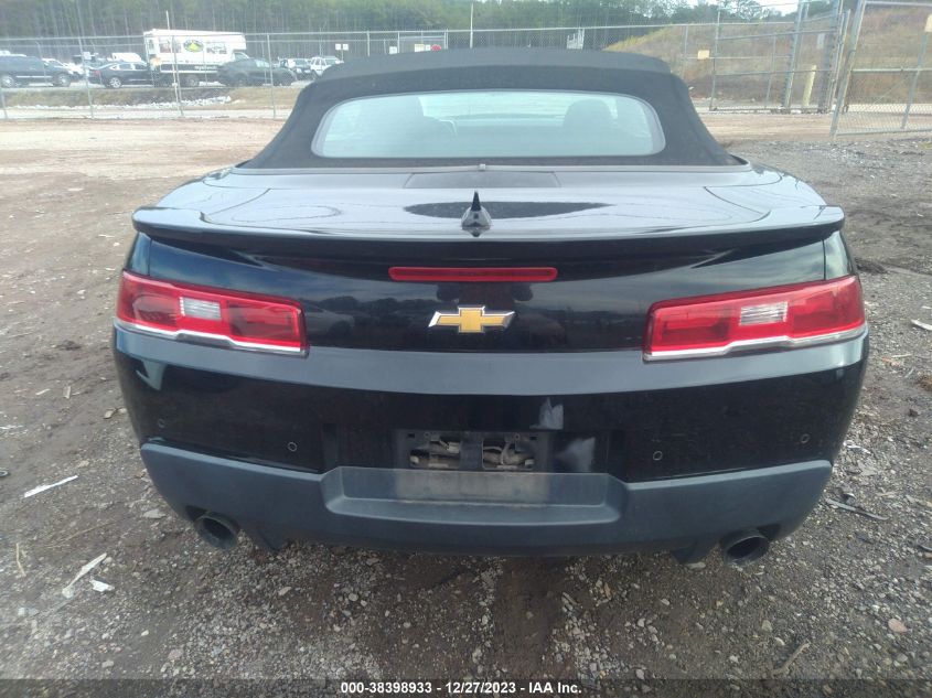 2015 Chevrolet Camaro 1Lt VIN: 2G1FD3D3XF9113563 Lot: 38398933