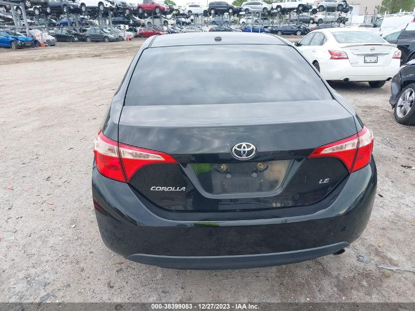 2017 Toyota Corolla Le VIN: 2T1BURHE0HC801949 Lot: 38399083