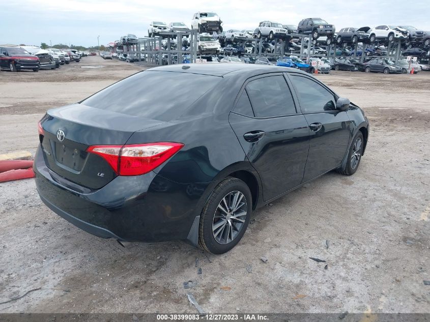 2017 Toyota Corolla Le VIN: 2T1BURHE0HC801949 Lot: 38399083