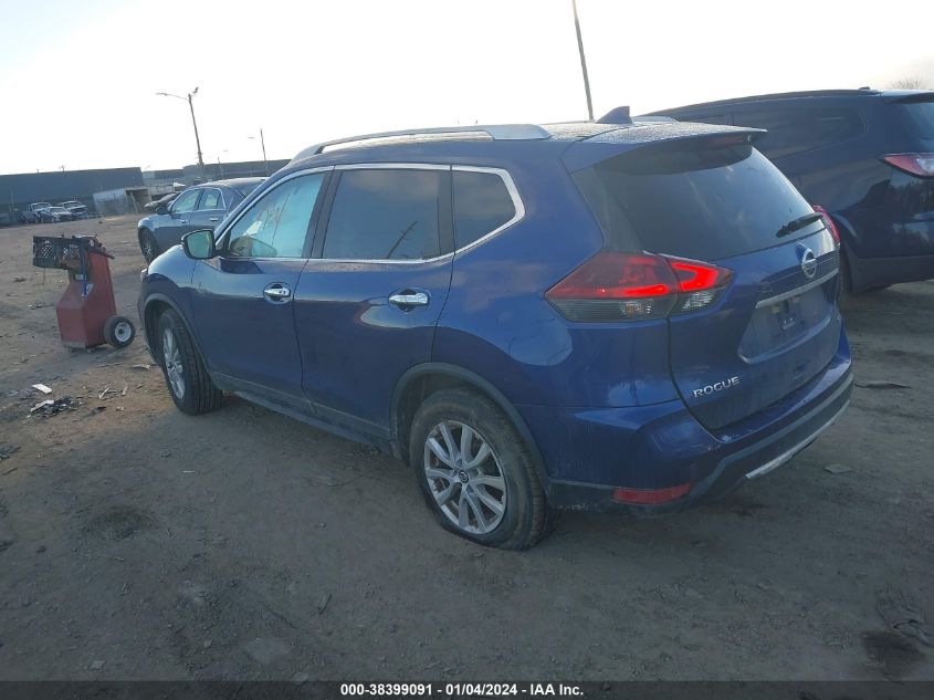 2019 Nissan Rogue Sv VIN: KNMAT2MT4KP519123 Lot: 38399091