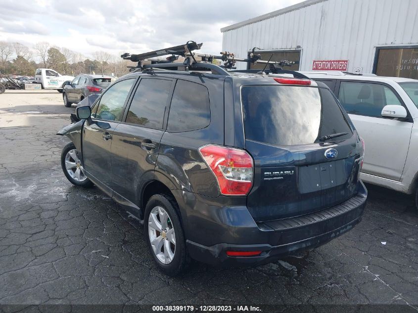 2015 Subaru Forester 2.5I Premium VIN: JF2SJADC8FH502525 Lot: 38399179