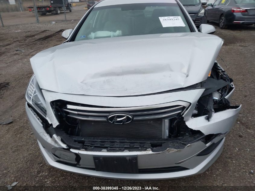 2017 Hyundai Sonata Se VIN: 5NPE24AF2HH590050 Lot: 38399345