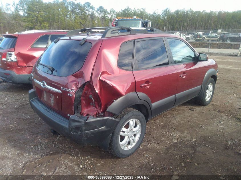 KM8JN72D16U344660 2006 Hyundai Tucson Gls/Limited