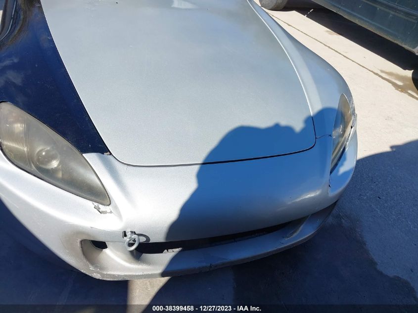 2002 Honda S2000 Base (M6) VIN: JHMAP11432T005457 Lot: 38399458