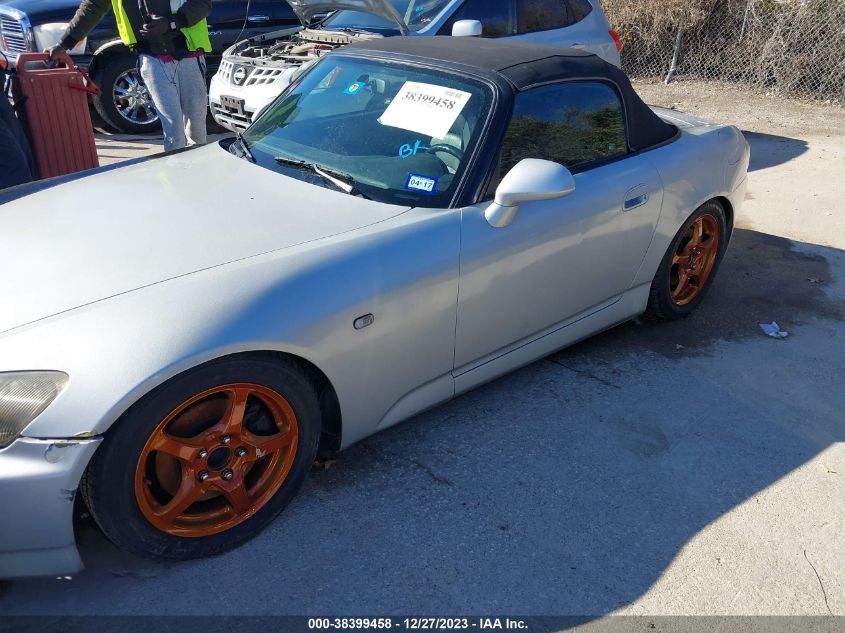 2002 Honda S2000 Base (M6) VIN: JHMAP11432T005457 Lot: 38399458