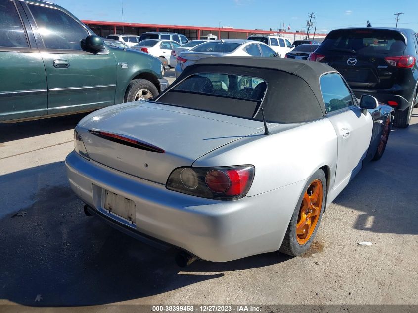 2002 Honda S2000 Base (M6) VIN: JHMAP11432T005457 Lot: 38399458