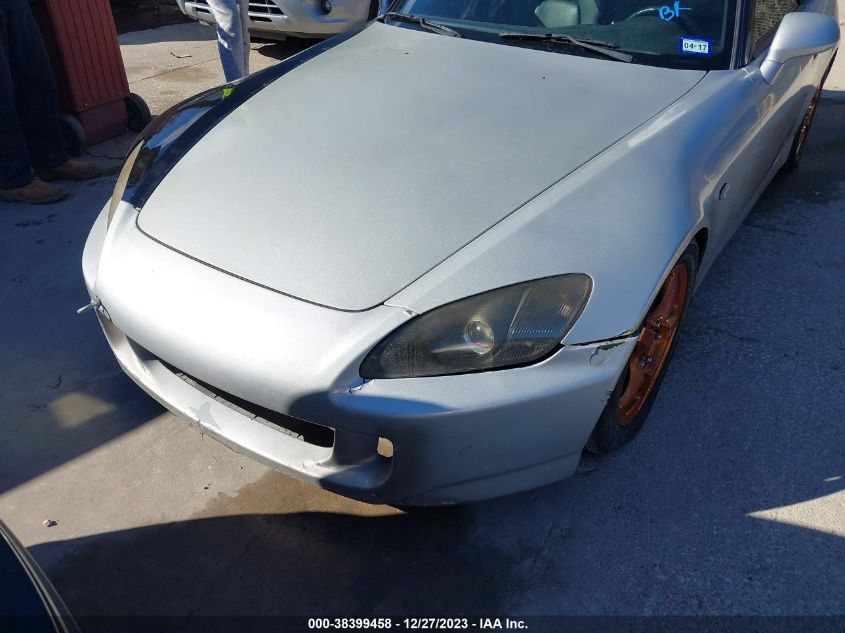 2002 Honda S2000 Base (M6) VIN: JHMAP11432T005457 Lot: 38399458