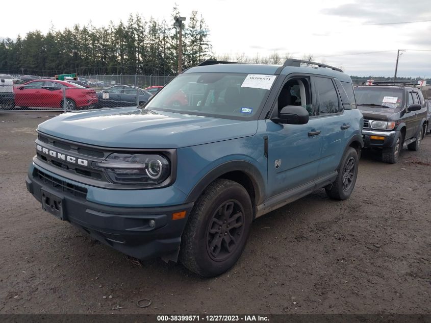 2021 Ford Bronco Sport Big Bend VIN: 3FMCR9B66MRB01988 Lot: 38399571