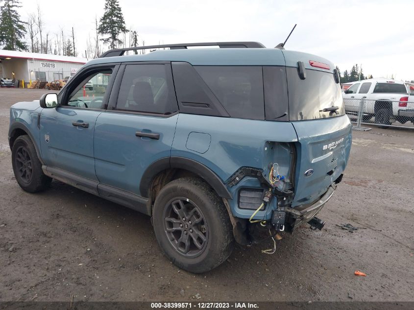 2021 Ford Bronco Sport Big Bend VIN: 3FMCR9B66MRB01988 Lot: 38399571