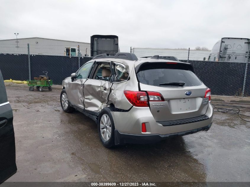 2016 Subaru Outback 2.5I Premium VIN: 4S4BSAHC0G3212974 Lot: 38399609