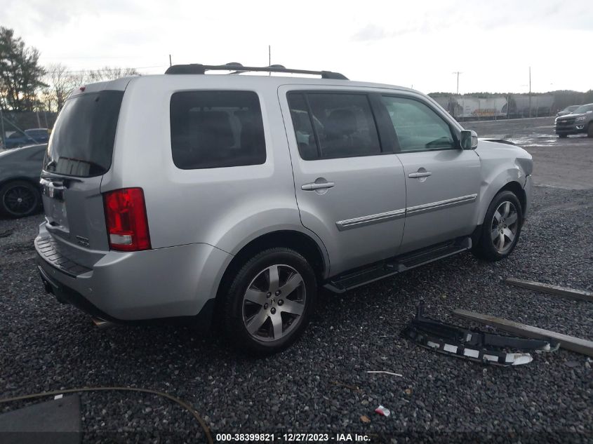 2013 Honda Pilot Touring VIN: 5FNYF4H97DB012861 Lot: 38399821