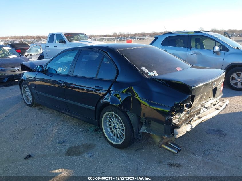 2000 BMW 540I VIN: WBADN5346YGC93369 Lot: 38400233