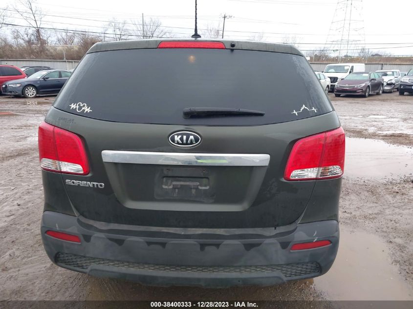 2012 Kia Sorento Lx VIN: 5XYKT3A16CG232898 Lot: 38400333