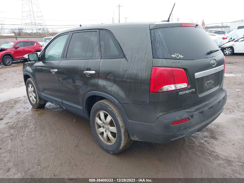 2012 Kia Sorento Lx VIN: 5XYKT3A16CG232898 Lot: 38400333