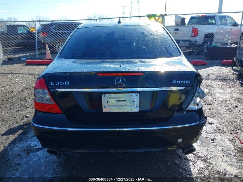 2008 Mercedes-Benz E 350 4Matic VIN: WDBUF87X18B343870 Lot: 38400334