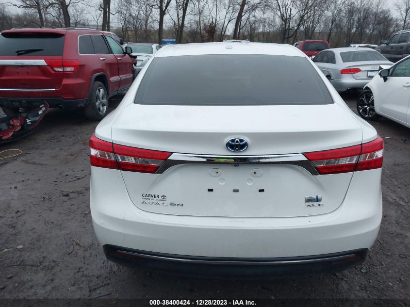 2013 Toyota Avalon Hybrid Xle Touring VIN: 4T1BD1EB5DU001670 Lot: 38400424