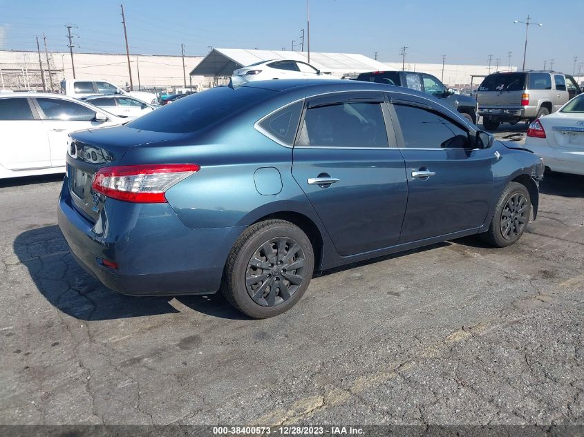 2014 Nissan Sentra Sv VIN: 3N1AB7APXEY303855 Lot: 38400573