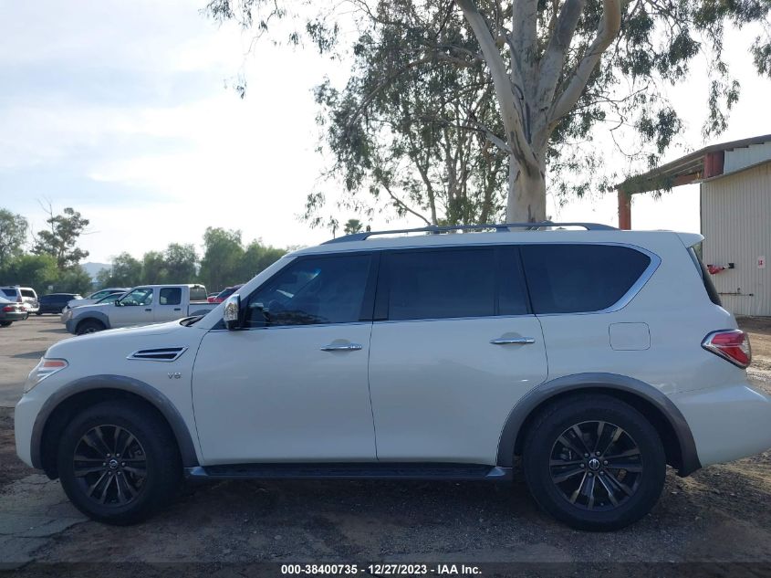 2017 Nissan Armada Platinum VIN: JN8AY2ND7H9010153 Lot: 38400735