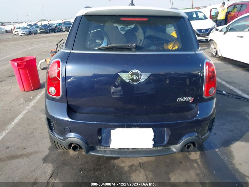 2013 Mini Countryman Cooper S VIN: WMWZC5C52DWP32911 Lot: 38400874