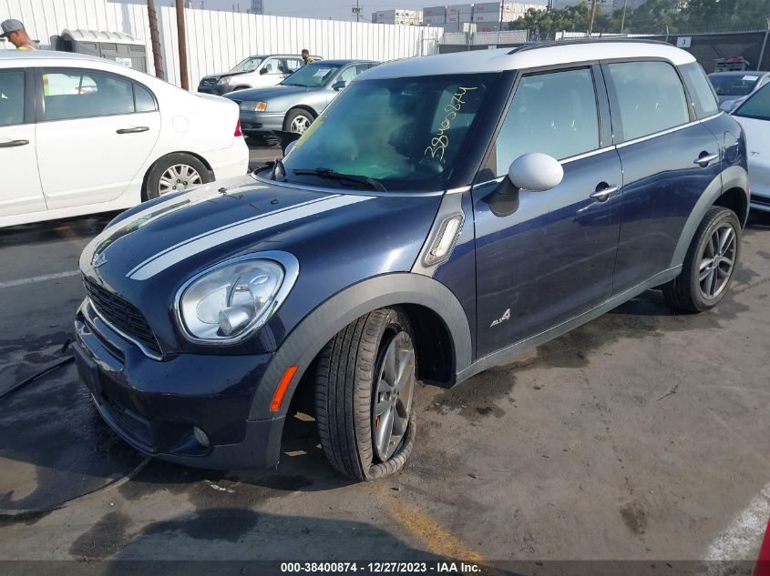 2013 Mini Countryman Cooper S VIN: WMWZC5C52DWP32911 Lot: 38400874