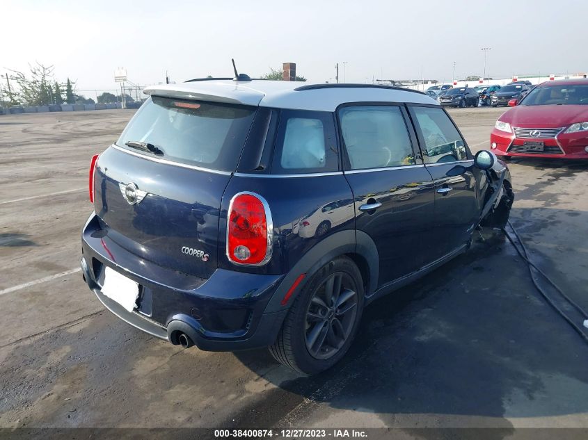 2013 Mini Countryman Cooper S VIN: WMWZC5C52DWP32911 Lot: 38400874