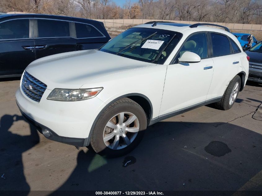 2003 Infiniti Fx35 VIN: JNRAS08W83X202703 Lot: 38400877