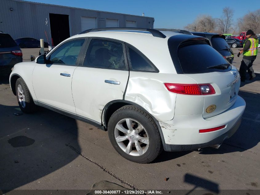 2003 Infiniti Fx35 VIN: JNRAS08W83X202703 Lot: 38400877