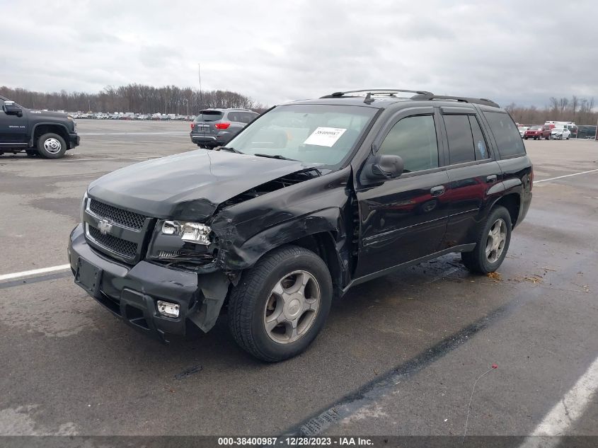 2008 Chevrolet Trailblazer Lt VIN: 1GNDS13S482181111 Lot: 38400987