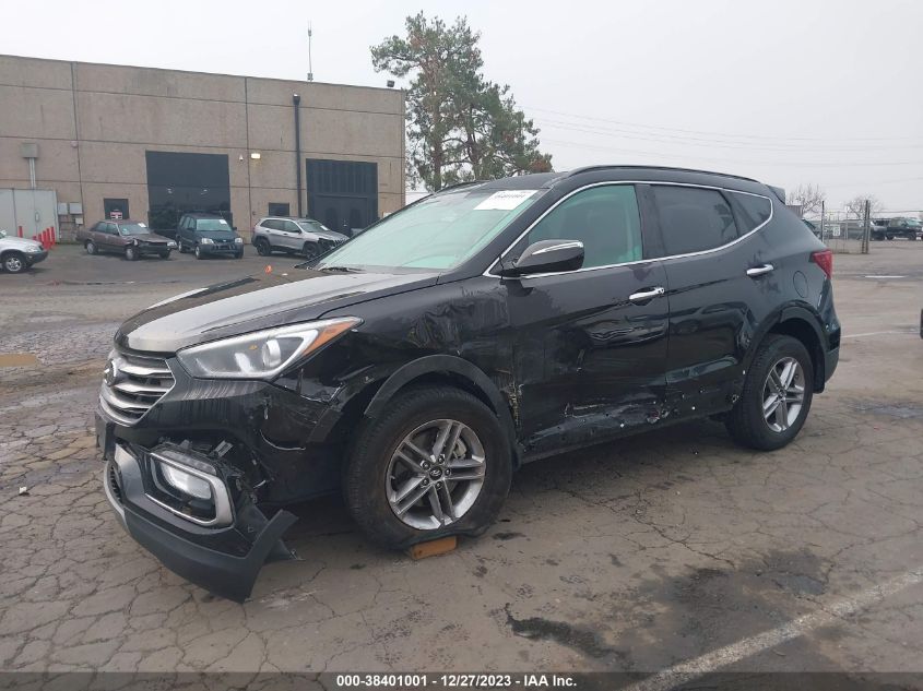 5XYZU3LB2JG529519 2018 Hyundai Santa Fe Sport 2.4L