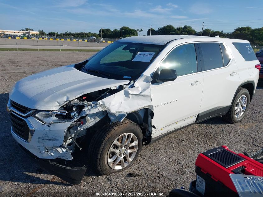 2020 Chevrolet Traverse Ls VIN: 1GNERFKW5LJ169405 Lot: 38401038