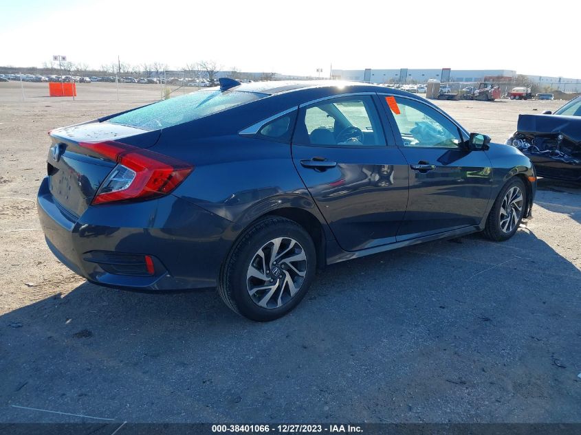 2018 Honda Civic Ex VIN: 19XFC2F78JE200103 Lot: 38401066