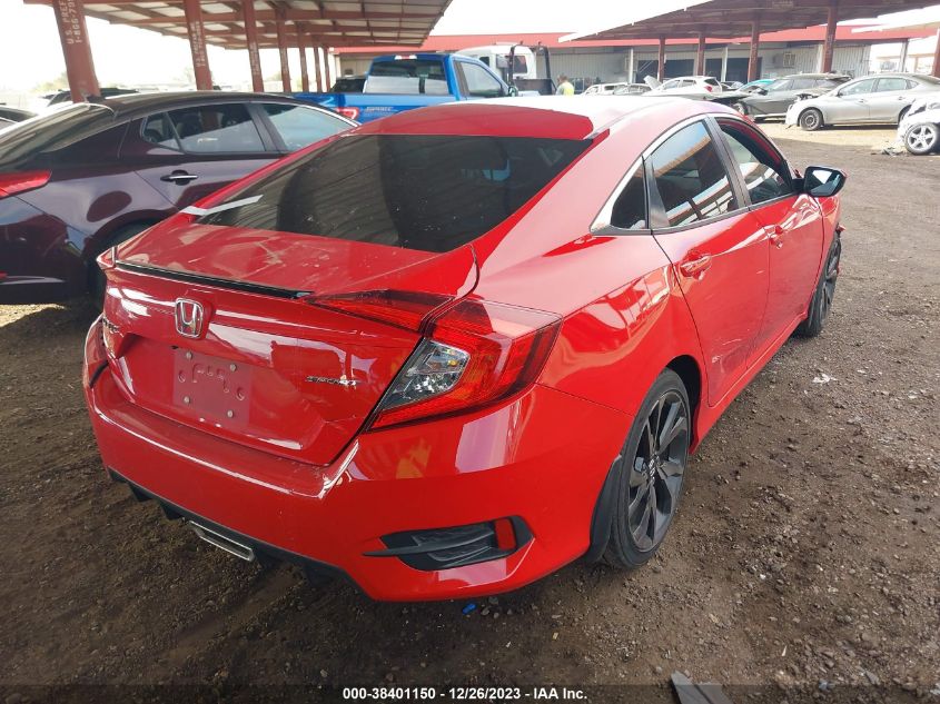 2020 Honda Civic Sport VIN: 2HGFC2F80LH586100 Lot: 38401150