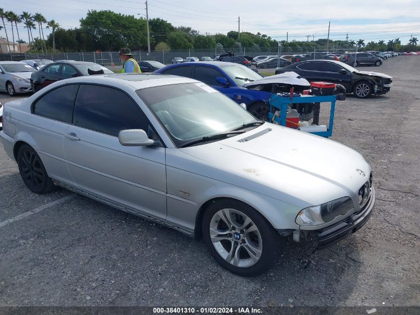 WBABN33491JW57107 2001 BMW 3 Series 325Ci